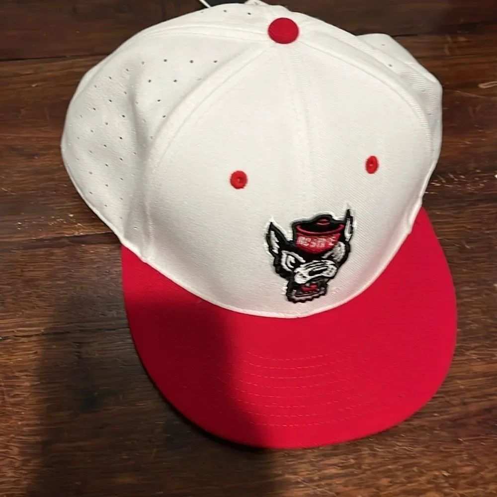 Big Melon NC North Carolina State Wolfpack Sewn perforated baseball fitted cap